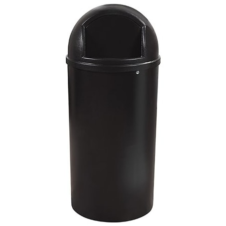 Rubbermaid Rubbermaid Marshal Domed Trash Can - 25 Gallon, Black BUY00029359